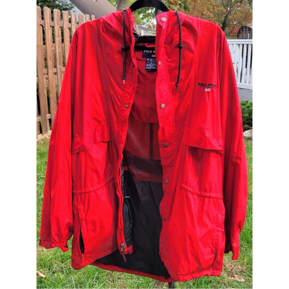 Polo Sport Ralph Lauren Red Men's Windbreaker size Large